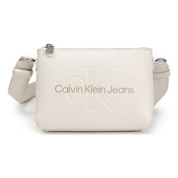 Calvin Klein Jeans  SCULPTED CAMERA POUCH21 MONO K60K612703  Tašky Béžová