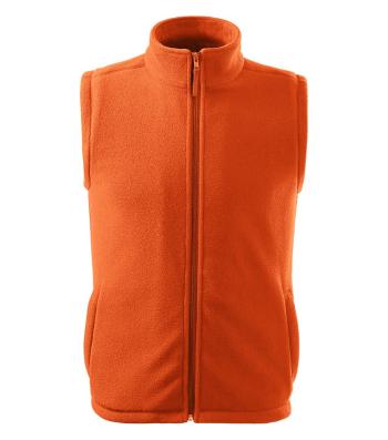 MALFINI Fleecová vesta Next - Oranžová | XXXL