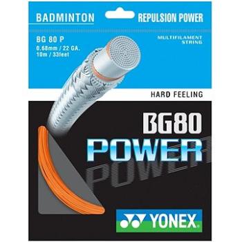 Yonex BG 80 POWER, 0,68 mm, 10 m, ORANGE (4547656760217)