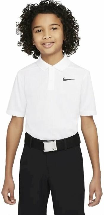 Nike Dri-Fit Victory Boys Golf White/Black M Polo košeľa