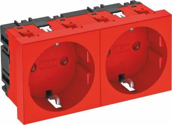 OBO Bettermann 6120028 prístrojová vložka zásuvka (š x v x h) 90 x 45 x 42 mm 1 ks červená
