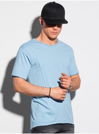 Pánske tričko bez potlače S1378 - svetlo nebesky modrá