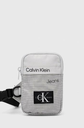 Malá taška Calvin Klein Jeans šedá farba