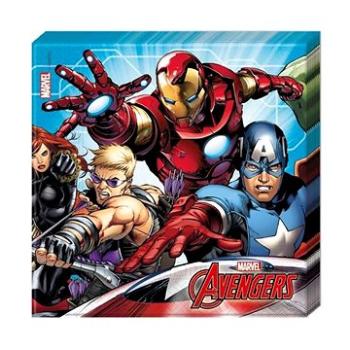 Papierové obrúsky Avengers, 33 × 33 cm, 20 ks (5201184879672)