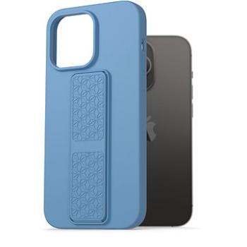 AlzaGuard Liquid Silicone Case with Stand na iPhone 14 Pro Max modré (AGD-PCSS0032L)