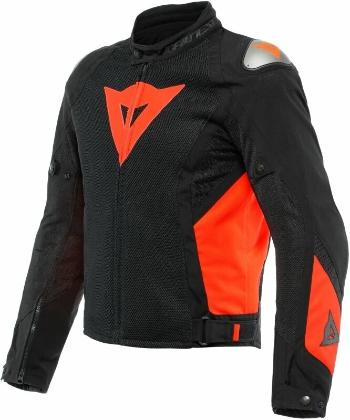 Dainese Energyca Air Tex Jacket Black/Fluo Red 60 Textilná bunda