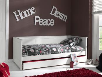 Detská posteľ VIPACK FURNITURE Pino biela 200x90 cm