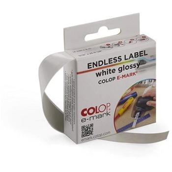 COLOP e-mark® lepiaca páska biela lesklá, 14 mm ×  8 m (155361)
