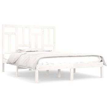 Rám postele biely masívna borovica 120 × 200 cm, 3104539