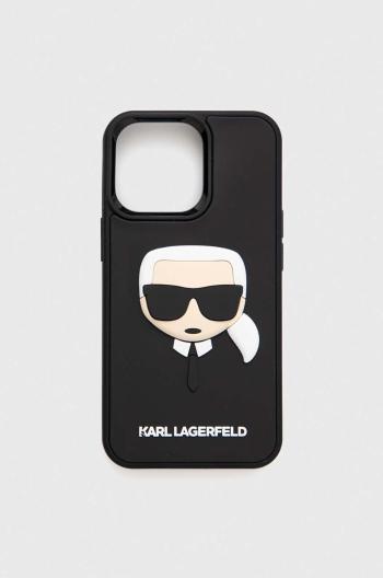 Puzdro na mobil Karl Lagerfeld iPhone 13 Pro / 13 6,1" čierna farba