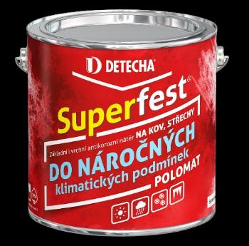 SUPERFEST - Farba 2v1 na strechy v náročnejších podmienkach zelená (superfest) 0,8 kg