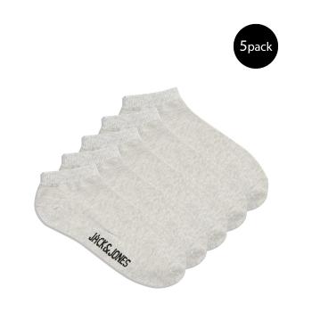 Jack & Jones  DONGO 5 PACK NOOS 12120278  Ponožky Šedá