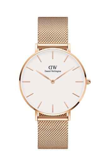 Hodinky Daniel Wellington Petite 36 Melrose dámske, ružová farba