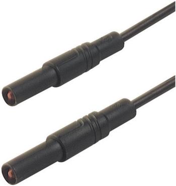 4 mm safety test lead, 2x straight plugs, 2,5 mm², 25 cm