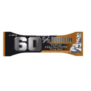 WEIDER 60% Protein bar príchuť slané arašidy a karamel 45 g