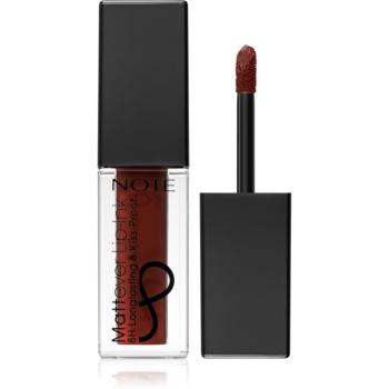 Note Cosmetique Mattever Lip-ink tekutý rúž s matným finišom 15 Urban Red 4,5 ml