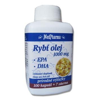 MedPharma Rybí olej 1000 mg+EPA+DHA tabliet 107