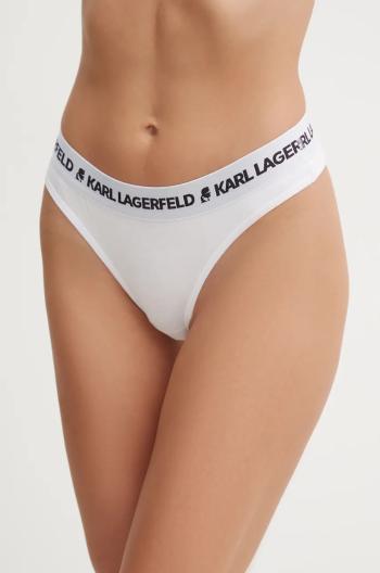 Tangá Karl Lagerfeld 3-pak biela farba, 246W2113