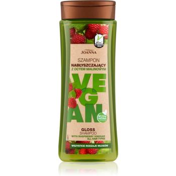 Joanna Vegan Raspberry Vinegar šampón na lesk a hebkosť vlasov 300 ml