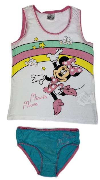 EPlus Dievčenské spodné prádlo - Minnie Mouse set modrý Veľkosť - deti: 116/122
