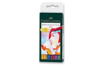 Faber Castell 167103 Pitt brush - basic 6 ks