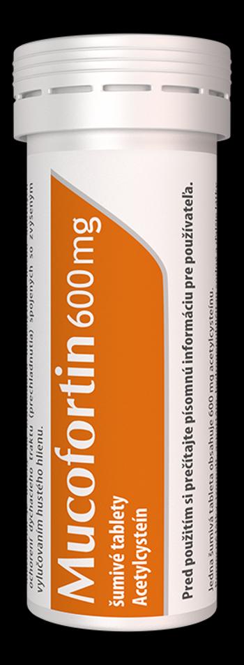 Zdrovit Mucofortin 600mg 10 šumivých tabliet