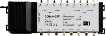 Schwaiger SEW4098 rozdeľovač satelitného signálu Vstupy (viacnásobný spínač): 9 (8 SAT / 1 terestrický) Počet účastníkov