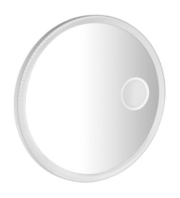 SAPHO - FLOAT okrúhle LED podsvietené zrkadlo, ø 80 cm, kozm. zrkadlo, IR senzor, 3500-6500°K, biely FT800