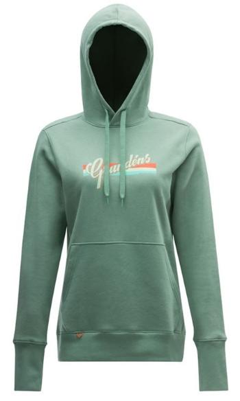 Grundéns mikina women's script hoodie green bay - l