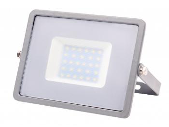 LED Solution Šedý LED reflektor 30W Premium Farba svetla: Denná biela 455