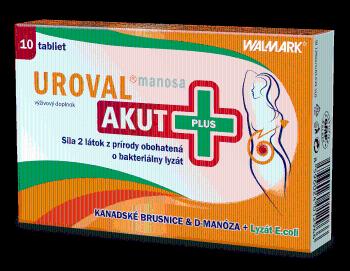 Walmark UROVAL manosa AKUT PLUS 10 tabliet