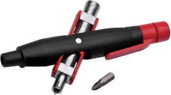 NWS 2005-7-SB skriňový kľúč   plast, zinkový tlakový odlitek čierna, červená
