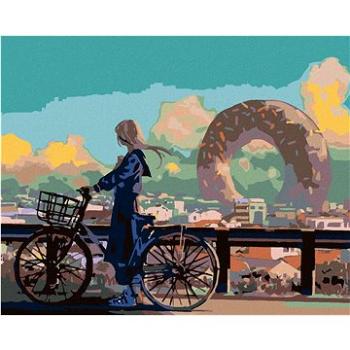 Maľovanie podľa čísel – Dievča na bicykli (HRAmal01085nad)