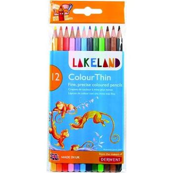 DERWENT Lakeland ColourThin, šesťhranné, 12 farieb (700077)