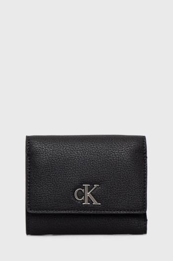 Peňaženka Calvin Klein Jeans dámsky, čierna farba