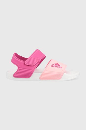 Detské sandále adidas ADILETTE SANDAL K ružová farba