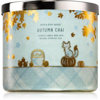 Bath & Body Works Autumn Chai vonná sviečka 411 g