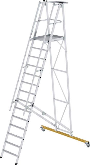 MUNK Günzburger Steigtechnik  52314 hliník rebrík s platformou Montáž pomocou nástrojov Max.prac. výška: 5.25 m