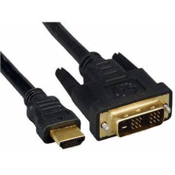PremiumCord DVI - HDMI prepojovací, tienený, 2 m (kphdmd2)