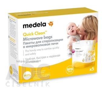 MEDELA Quick Clean vrecká na čistenie v mikrovlnej rúre, 1x5 ks