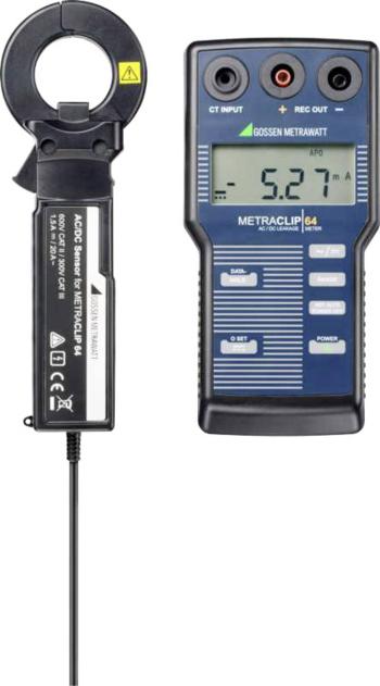 Gossen Metrawatt METRACLIP 64 prúdové kliešte  digitálne/y  CAT II 600 V, CAT III 300 V Displej (counts): 9999