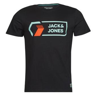 Jack & Jones  Tričká s krátkym rukávom JCOLOGAN  Čierna