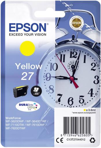 Epson Ink T2704, 27 originál  žltá C13T27044012