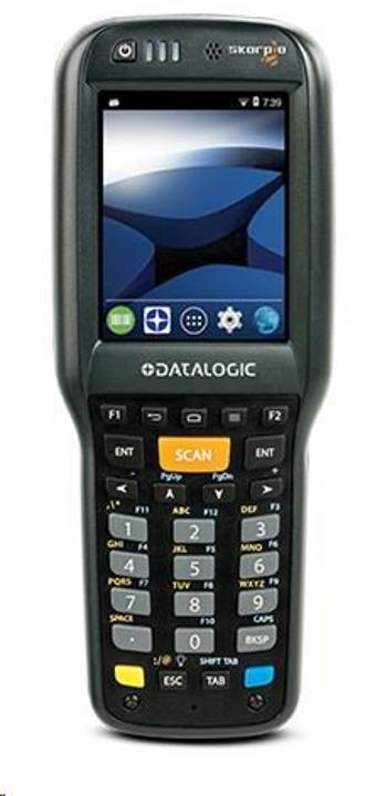 Datalogic terminál Skorpio X4 Tehla, WLAN MIMO, BT v4, 1GB/8GB, 28-Key, Green Laser 1D, Win EMB Compact 7, EU