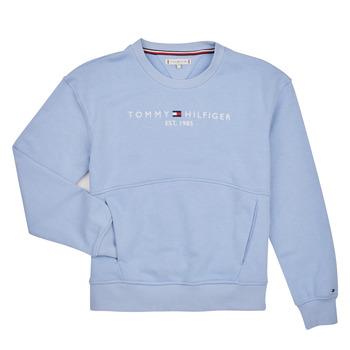 Tommy Hilfiger  Mikiny ESSENTIAL CNK SWEATSHIRT L/S  Modrá