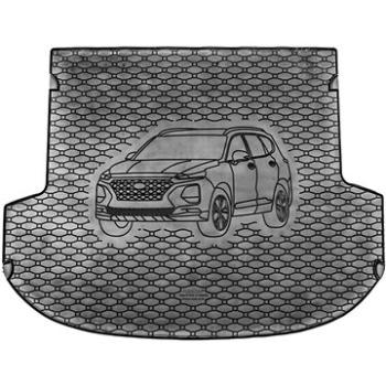 ACI HYUNDAI Santa Fe 18 – gumová vložka do kufra s ilustráciou vozidla čierna (5 sedadiel) (8287X01C)