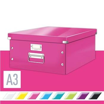 Leitz WOW Click & Store A3 36,9 x 20 x 48,2 cm, ružová (60450023)