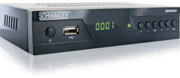 Schwaiger DSR500HD HD satelitný prijímač predný USB slot Počet tunerov: 1