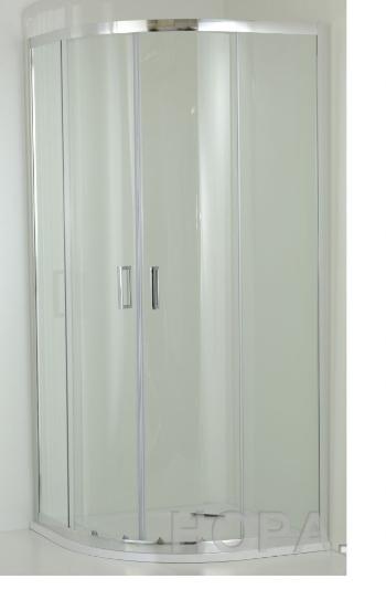 HOPA - Sprchovací kút LUGO - FARBA rámu - Chróm / Leštený hliník (ALU), Rozmer A - 80 cm, Rozmer B - 80 cm, Rozmer C - 195 cm, Výplň - Grape bezpečnostné sklo - 5 mm OLBLUGO80CP