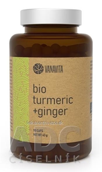 VanaVita Bio Turmeric + Ginger cps 1x90 ks
